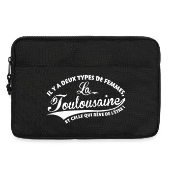La Femme Toulousaine - Sacoche pour ordinateur portable 13 pouces - noir - Devant