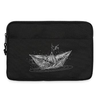 Paper boat - Laptop bag 13" - black - Front