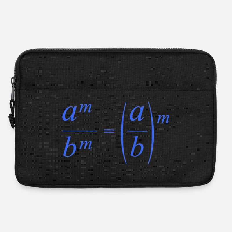 mathematik rechnen - Laptoptasche 13" - Schwarz