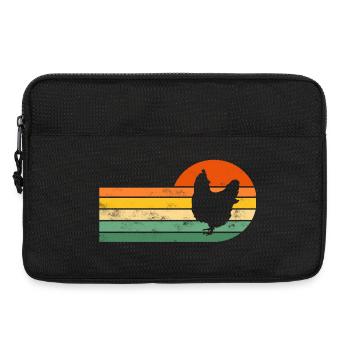 Chicken chickens - Laptop bag 13" - black - Front