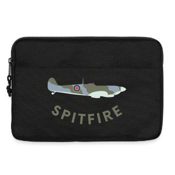 Spitfire fighter plane - Laptop bag 13" - black - Front