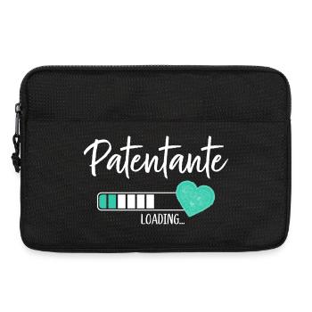 Patentante Loading Herz Patin Patenkind Junge - Laptoptasche 13" - Schwarz - Vorne