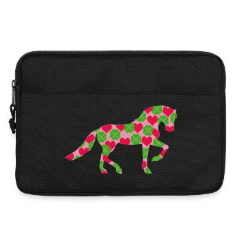 La chance des chevaux - Sacoche pour ordinateur portable 13 pouces - noir - Devant