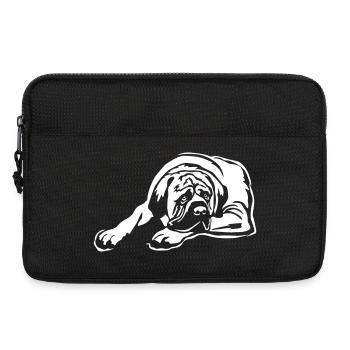 Deutsch Mastiff "Black Edition" - Laptop bag 13" - black - Front