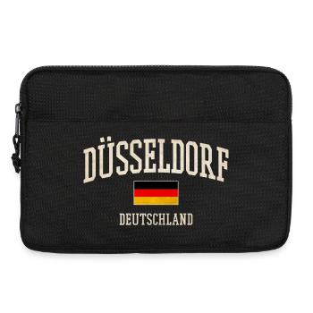 Dusseldorf Flag Vintage - Laptop bag 13" - black - Front