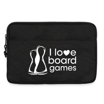 Jeux de sociétéjeux icône jeux de société icône icône logo - Sacoche pour ordinateur portable 13 pouces - noir - Devant