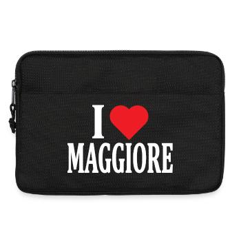 I love t-shirt Major t-shirt gift idea - Laptop bag 13" - black - Front