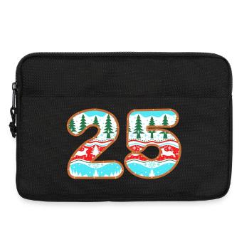 December 25, Ugly Sweater, Christmas, Merry Christmas - Laptop bag 13" - black - Front
