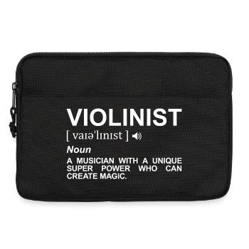 Violinist Dictionary - Laptop bag 13" - black - Front