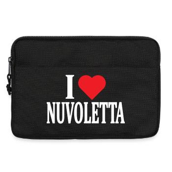 t-shirt I love Nuvoletta t-shirt gift idea - Laptop bag 13" - black - Front