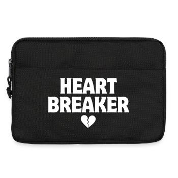 beau gosse, casanova, heart breaker - Sacoche pour ordinateur portable 13 pouces - noir - Devant