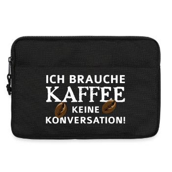 I need coffee - no conversation - Laptop bag 13" - black - Front
