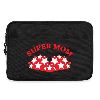 Super Maman - Fête des Mères - Sacoche pour ordinateur portable 13 pouces - noir - Devant
