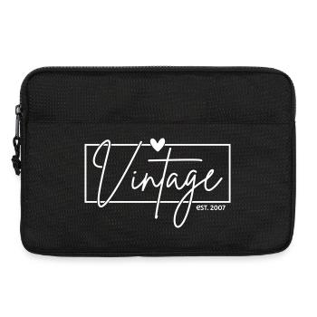 Vintage Est. 2007 - Laptop bag 13" - black - Front