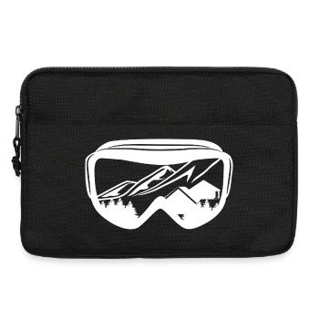 Snowboarding Goggles - Laptop bag 13" - black - Front