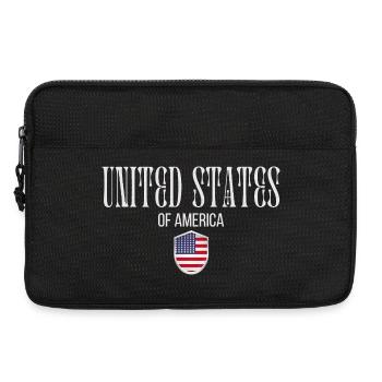 Originally from the USA, born in America - Laptop bag 13" - black - Front