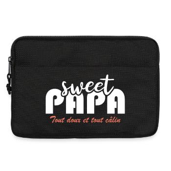 Süßer Papa - Laptoptasche 13" - Schwarz - Vorne