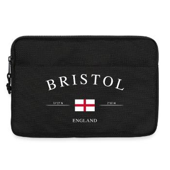 Bristol England – Urlaub Souvenir & Geschenk - Laptoptasche 13" - Schwarz - Vorne