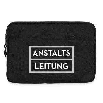 Prison management – Funny saying for chaos managers - Laptop bag 13" - black - Front