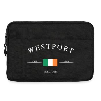Westport Irland – Urlaub Souvenir & Geschenk - Laptoptasche 13" - Schwarz - Vorne