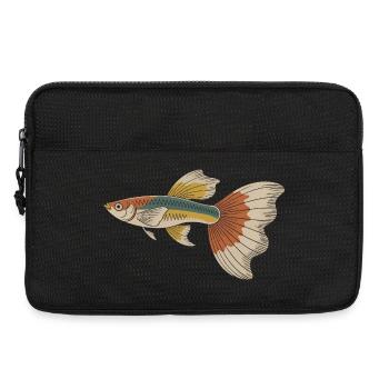 Colorful tropical fish Sailfin - Laptop bag 13" - black - Front