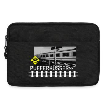 PUFFERKÜSSER - Laptoptasche 13" - Schwarz - Vorne