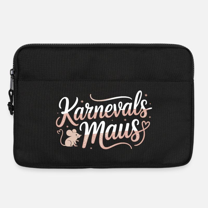 Karnevalsmaus Karneval Köln Kölner Karnevals Maus - Laptoptasche 13" - Schwarz