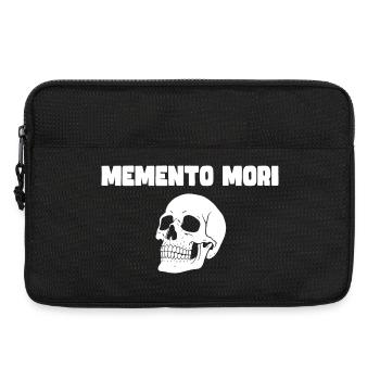 Memento Mori Skull - Laptop bag 13" - black - Front