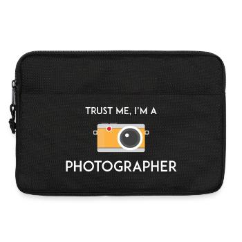 Vertrau mir, ich bin Fotograf - Laptoptasche 13" - Schwarz - Vorne