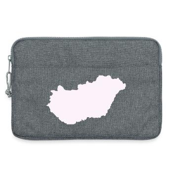 Hungary Country - Laptop bag 13" - heather grey - Front