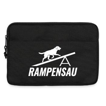 Real Ramp Pig Agility Dog Sport - Laptop bag 13" - black - Front