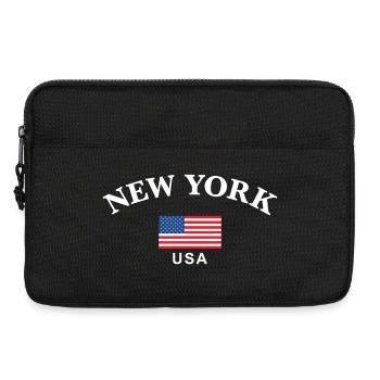 New York, USA - Laptoptasche 13" - Schwarz - Vorne