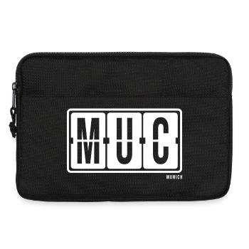 Munich MUC, Sweat à capuche City Pull Munic - Sacoche pour ordinateur portable 13 pouces - noir - Devant