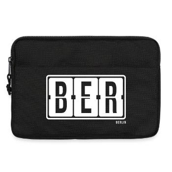Berlin BER, City Souvenir Hoodie, Tasche, Cap - Laptoptasche 13" - Schwarz - Vorne