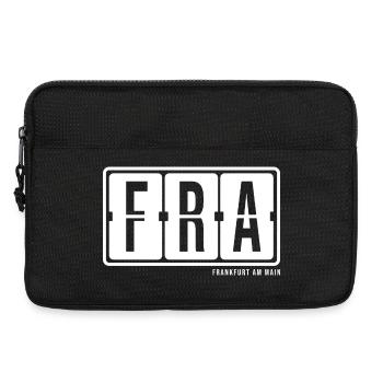Frankfurt FRA, City Souvenir T-shirt, Tasse,  Bag - Laptoptasche 13" - Schwarz - Vorne