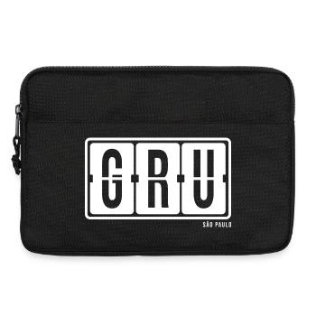 São Paulo GRU, City Souvenir Hoodie, Tasche, Mug - Laptoptasche 13" - Schwarz - Vorne
