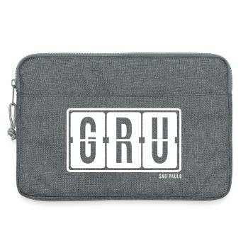 São Paulo GRU, City Souvenir Hoodie, Bag, Mug - Laptop bag 13" - heather grey - Front