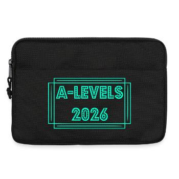 A-Levels Abschluss 2026 - Laptoptasche 13" - Schwarz - Vorne