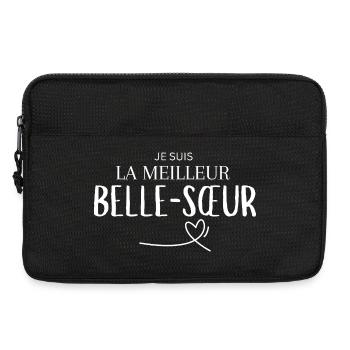 Je suis la meilleure Belle-Sour - Sacoche pour ordinateur portable 13 pouces - noir - Devant