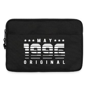 May 1996 Original Striped Vintage Geburtstag - Laptoptasche 13" - Schwarz - Vorne