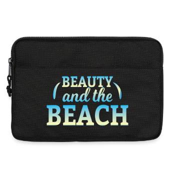 Beauty and the beach - Laptop bag 13" - black - Front