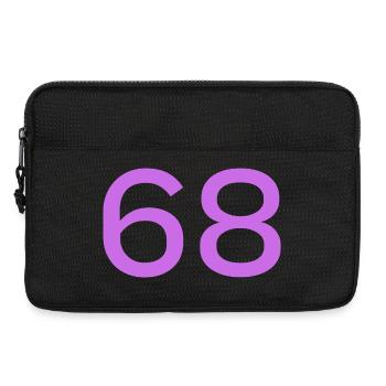68 - Laptoptasche 13" - Schwarz - Vorne