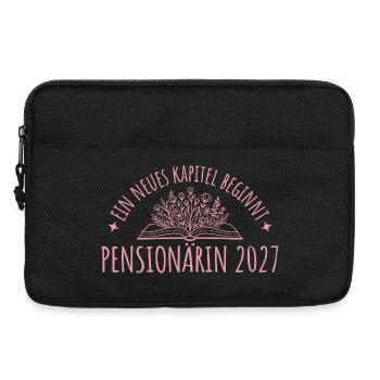 Pension Abschied 2027 Beamtin Neues Kapitel - Laptoptasche 13" - Schwarz - Vorne