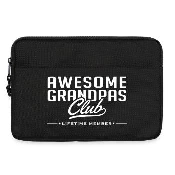 Bester Opa Club - Laptoptasche 13" - Schwarz - Vorne