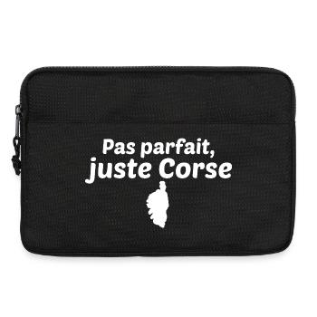Pas parfait, juste Corse - Sacoche pour ordinateur portable 13 pouces - noir - Devant