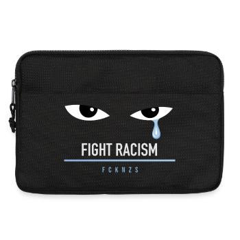 FCKNZS - LUTTE CONTRE LE RACISME - La Larme Bleue - Sacoche pour ordinateur portable 13 pouces - noir - Devant