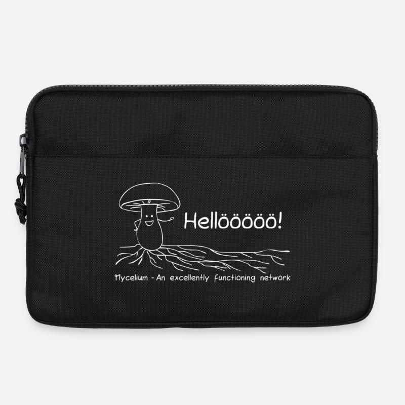 Mycelium - An excellently functioning network - Laptoptasche 13" - Schwarz