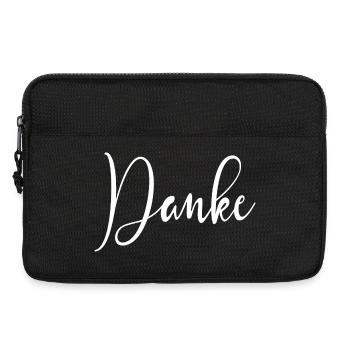 DANKE DANKESCHÖN - DANK DIR GESCHENK DANKBARKEIT - Laptoptasche 13" - Schwarz - Vorne