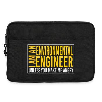 I Am an Environmental Engineer - Laptop bag 13" - black - Front