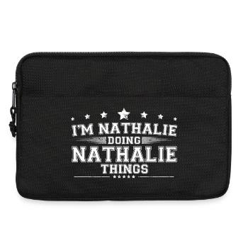Nathalie - Laptoptasche 13" - Schwarz - Vorne